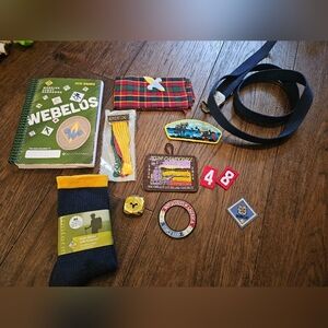 Webelo's Handbook, 4th Grade Boy Scouts Books, Spiral Bound And Other Stuff.
